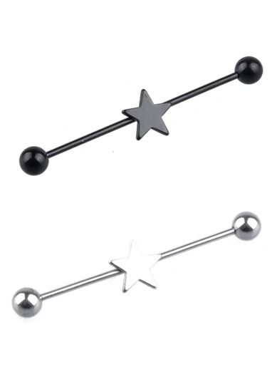 Пронзительный промышленного штангу нержавеющей стали 316L 1 пара мода серьги