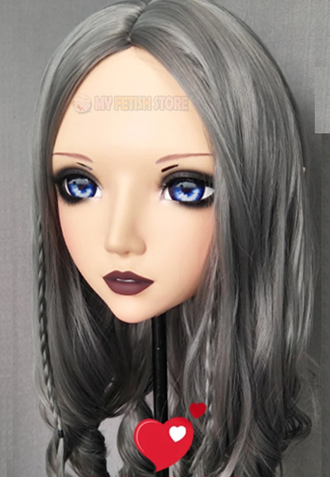 (XiaoEr3) милая девочка каучуковые полуголовы кигуруми BJD глаза Трансвестит Косплей