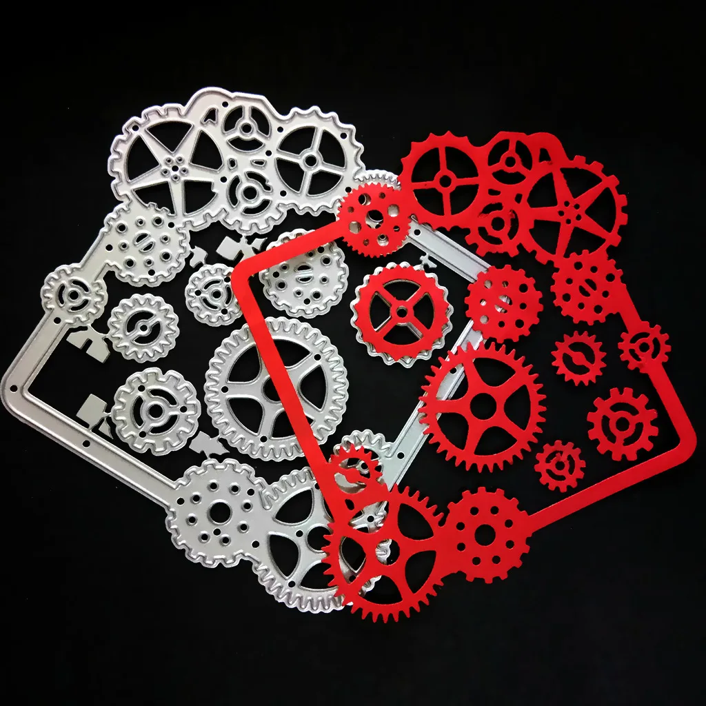 Шестерни дизайн скрапбукинга карты решений фоновые вырубки умирает 10 5x10 5 см| |