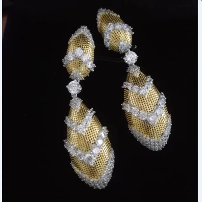 Orecchini Qi xuan_jewelry_роскошные золотые BEES Nest бренд Earrings_Solid Silver Роскошные серьги_ завод прямые продажи