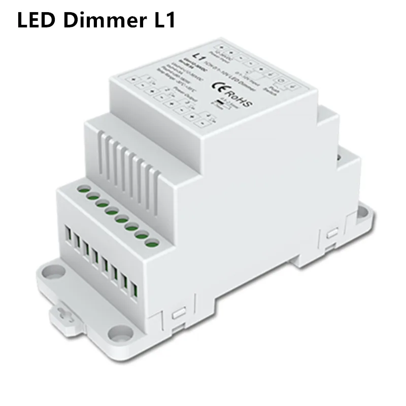 2017 New 0/1-10V Constant Voltage LED Dimmer L1 Work with power repeater to expand output unlimitedly. | Освещение