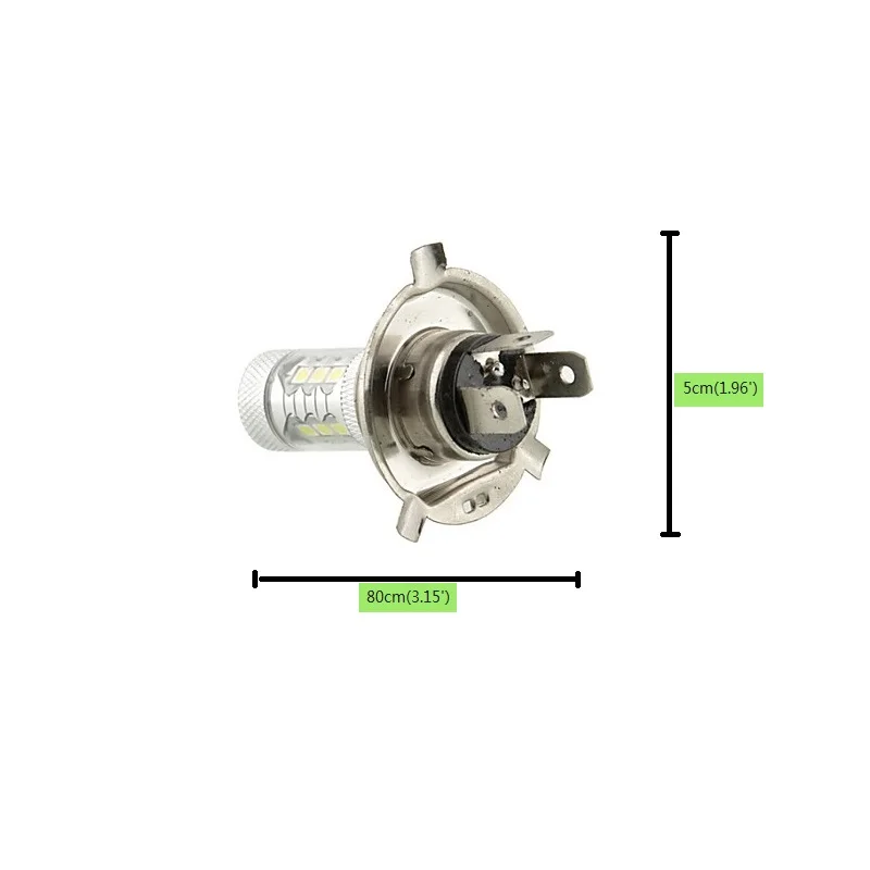 Светодиодная лампа 2828/3030 80W 6500 K-7000 K белая светодиодная для (12-24 V) автомобильная