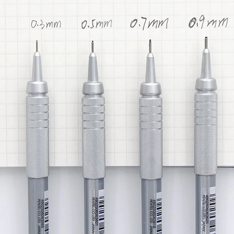 

Pentel Mechanical Pencil Scrub Low Center of Gravity Metal Handshake Activity Pencil Professional Sketch for Drawing Comics