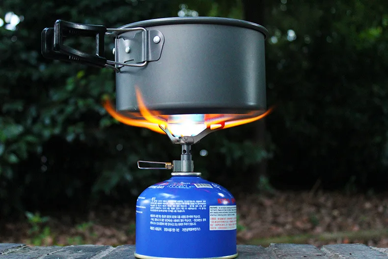 Туристическая Складная титановая газовая плита сверхлегкая портативная 25 г для