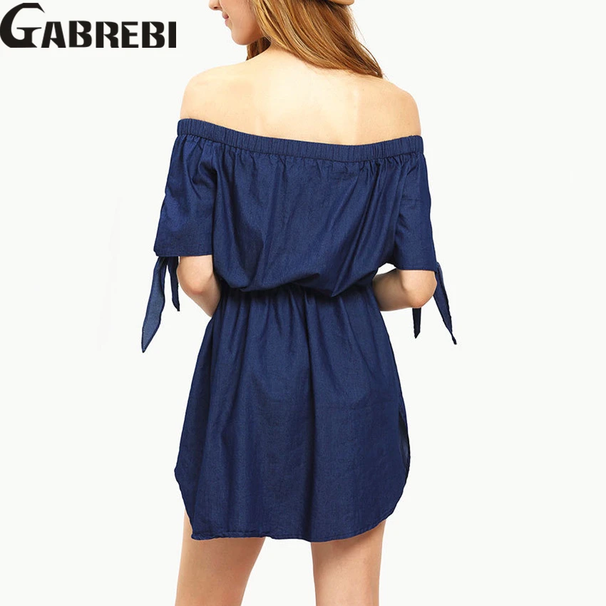 Новые модные женские туфли с открытыми плечами Половина рукава платье из