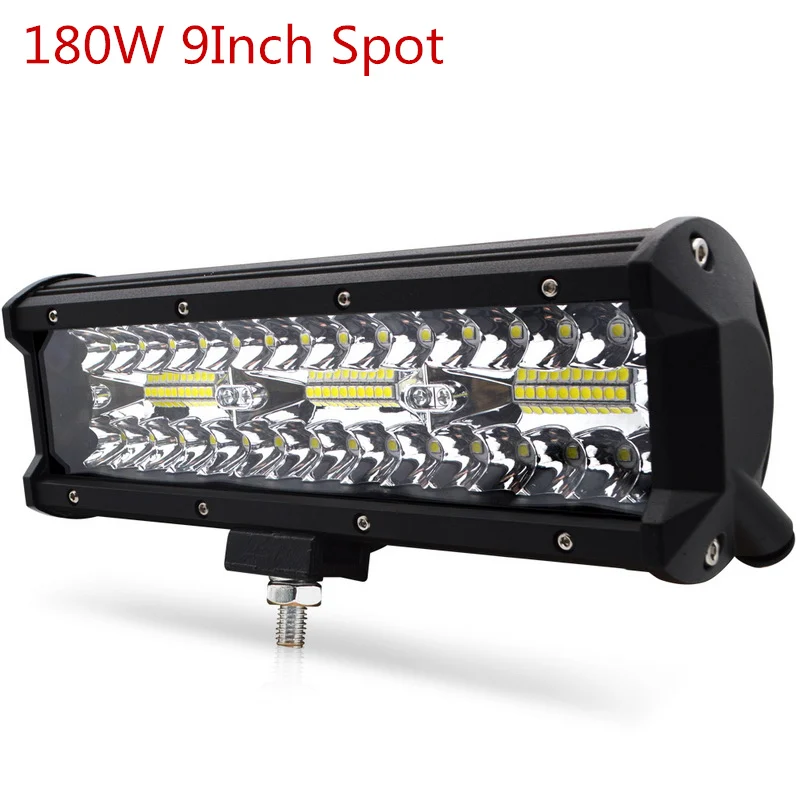 1PCS 180W 9Inch Safego, 5, 7, 9, 12 лет 17 20 дюйма 84 Вт 120W 180W 240W 360W 384W светодиодный рабочий светильник светодиодный бар светильник для мотоцикла Трактор Лодка внедорожный 4WD 4x4 - Цвет: 1PCS 180W 9Inch