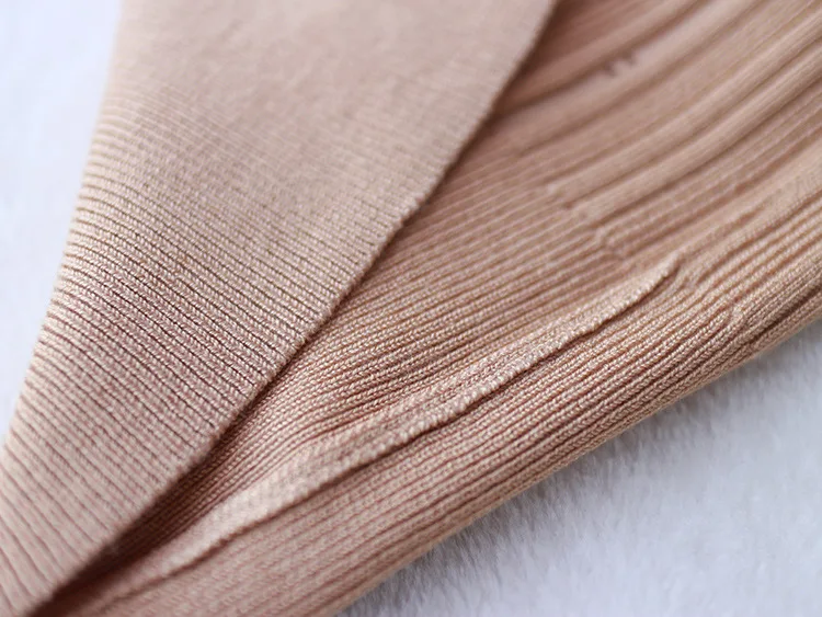 Кардиган женский осенний с высокой талией и круглым вырезом L944