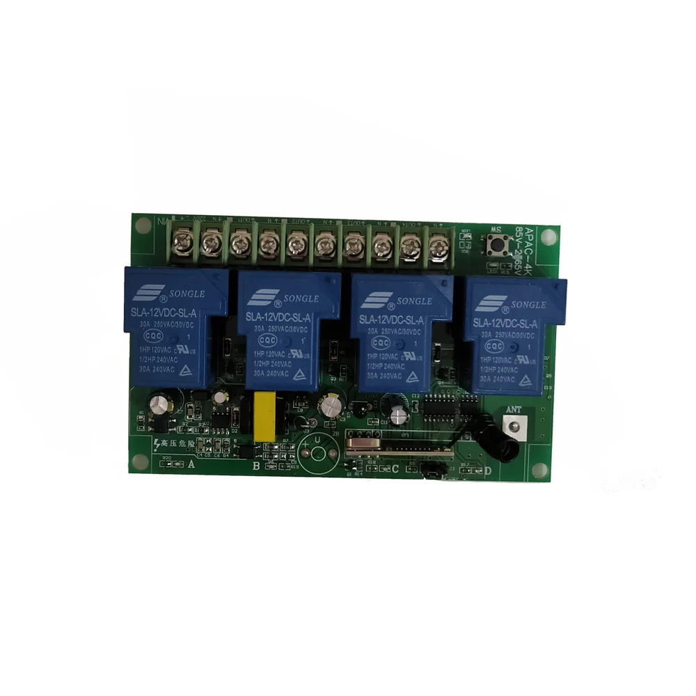 AC85-265V 4 CH 4CH RF Беспроводная лампа с дистанционным управлением радиоприемник