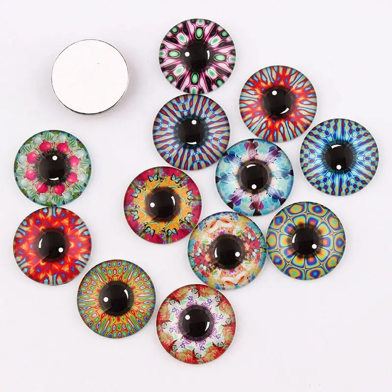 

Mixed 10/12/16/18/20/25mm Hot Sale Domed Round Handmade Photo Glass Cabochon Good Quality Magnifying DIY 20/lot!