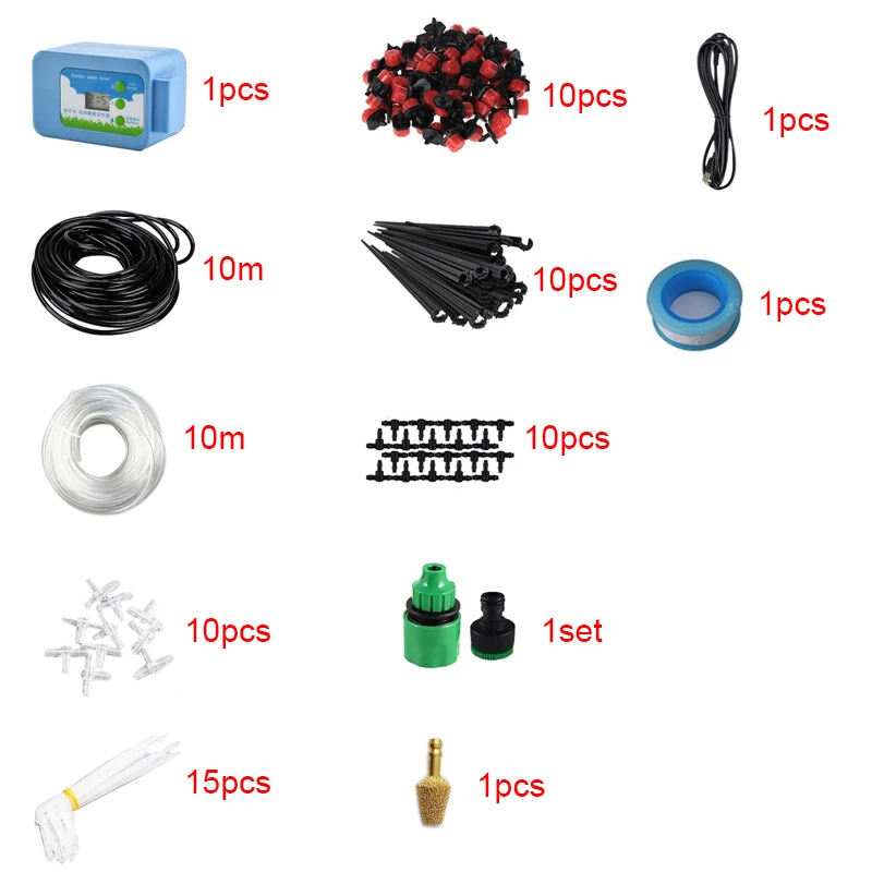 Умный контроллер для микрокапельного орошения 20 м|diy micro drip irrigation|watering devicedrip irrigation