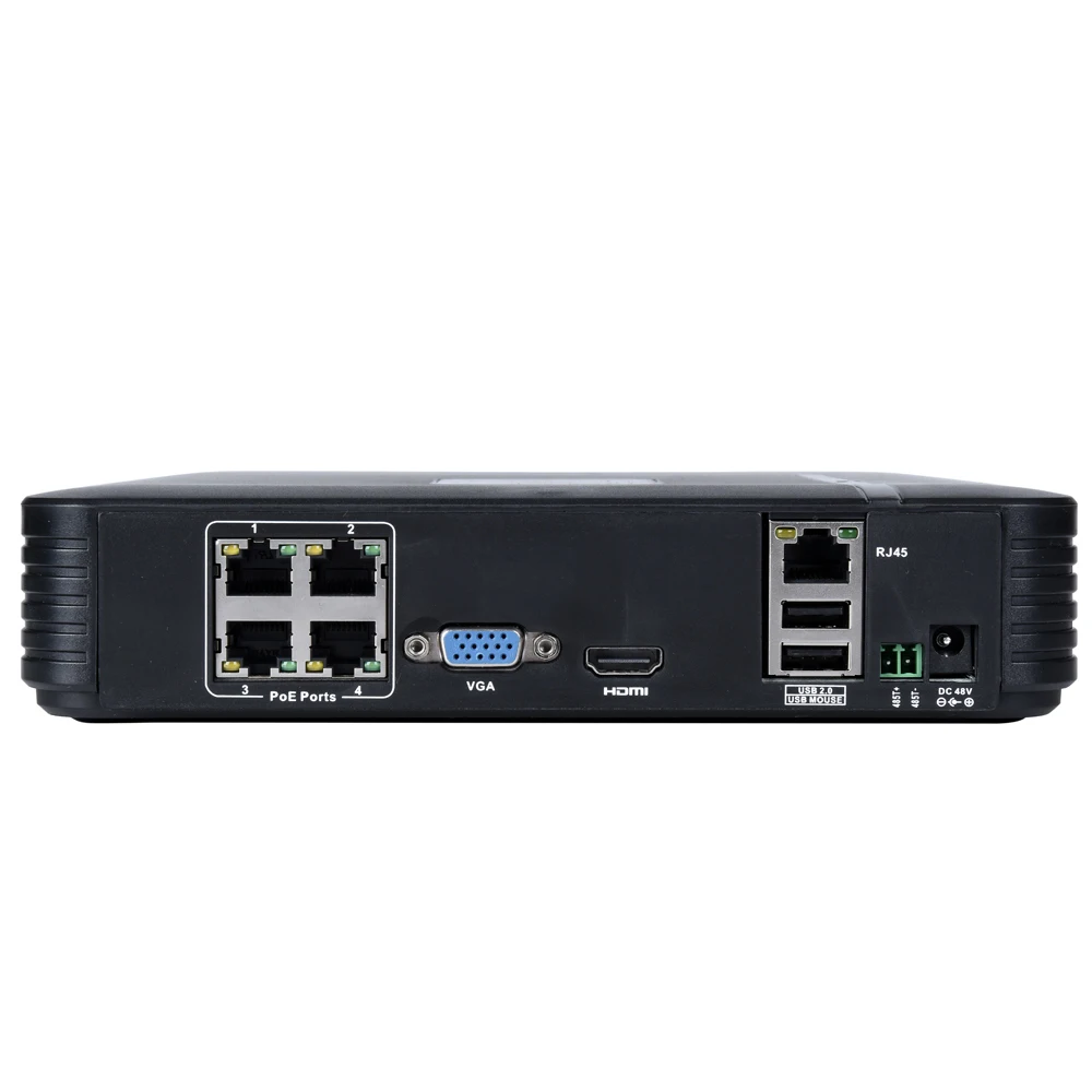 Камера видеонаблюдения Hamrolte NVR 4 канала POE 48 В вход Full HD 1080P для iee802.3af IP детектор