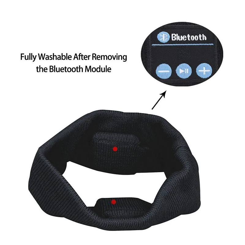 Носимые Bluetooth Музыка Hands Free головная повязка динамик беспроводной стерео Спорт