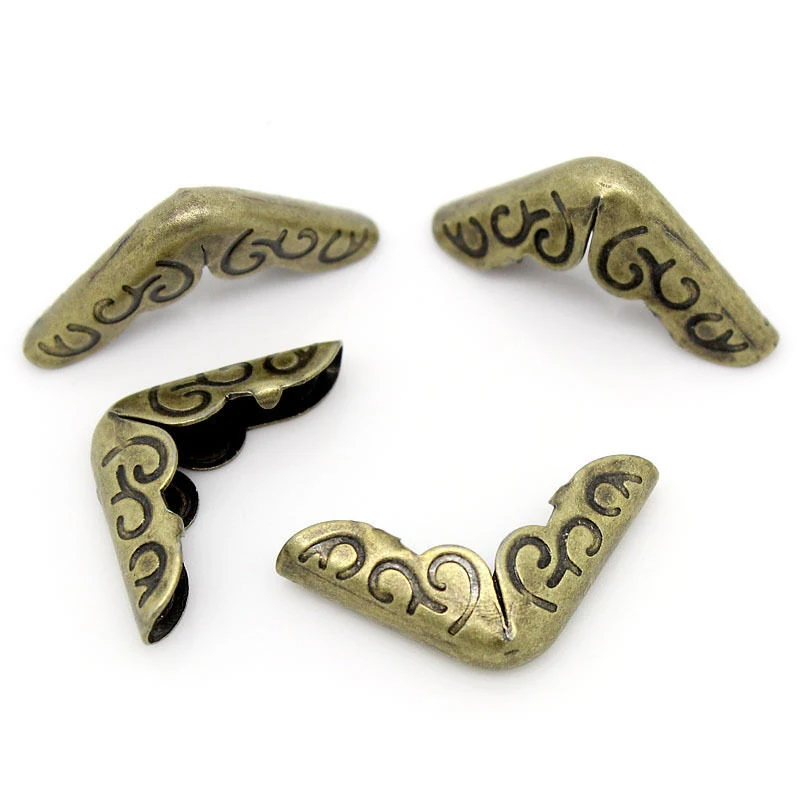 Практичный 100 шт./лот античная бронза маленькая книга Скрапбукинг Альбомы меню