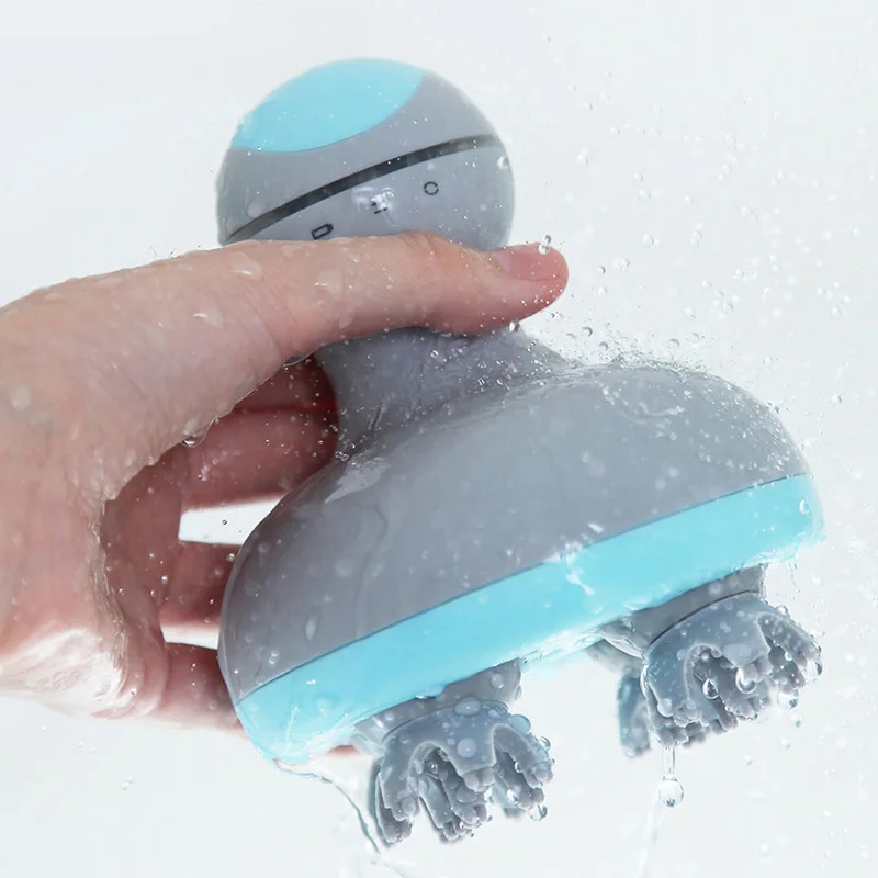 Xiaomi Youpin мини-массажер для головы 3D стерео массаж влажный и сухой 6 видов массажа ручной массажный инструмент умный дом