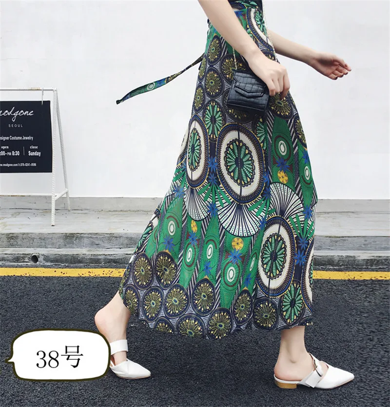 Женские юбки с цветочным принтом повседневное длинное летнее платье на шнуровке