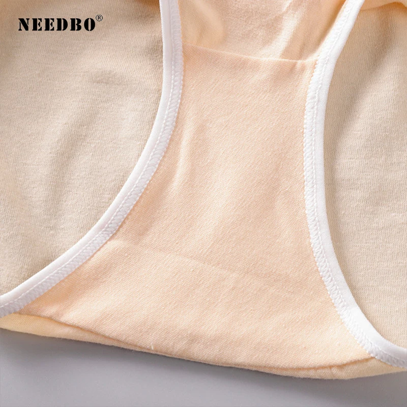NEEDBO женские трусики хлопковые низкой талией Culotte Femme Для женщин разного возраста