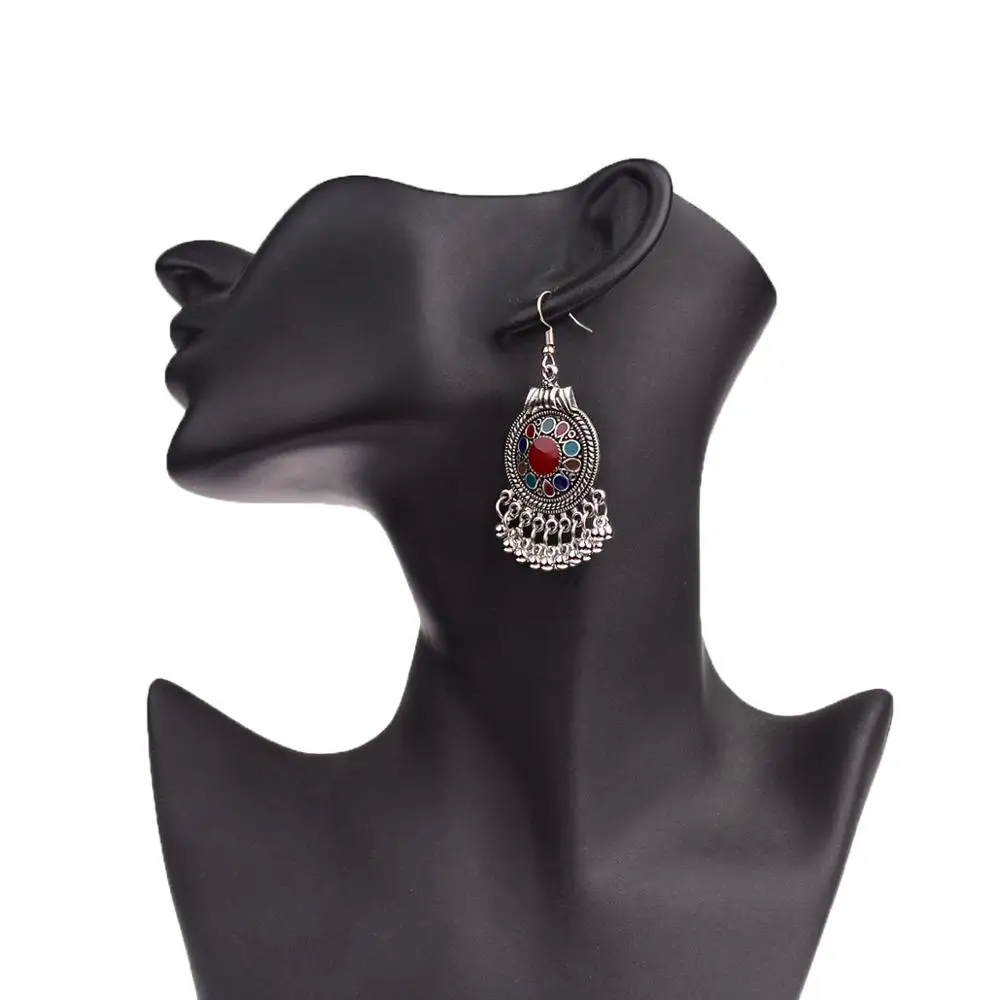 Египетские винтажные уникальные индийские серьги в стиле бохо африканские