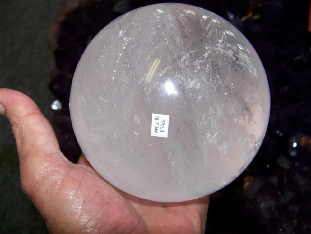 

ddh001090 Clear Quartz Sphere Super Quality & Clarity