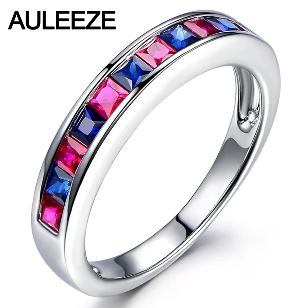 Обручальное кольцо из белого золота с сапфиром 14 к|ring for|rings for womenring ring |