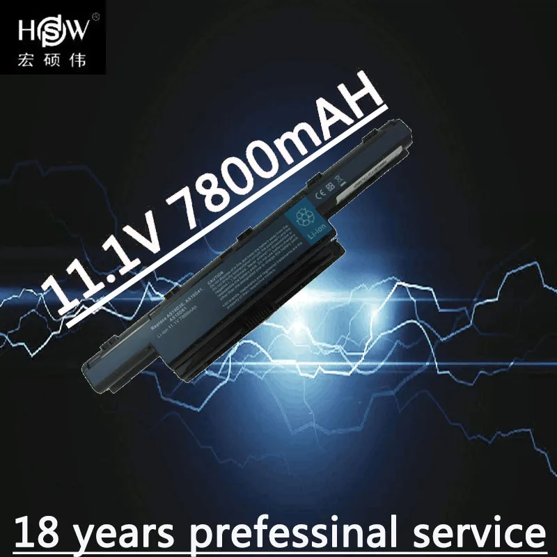 HSW батарея для Acer 3ICR19/66-2 934T2078F AS10D AS10D31 AS10D3E AS10D41 AS10D51 AS10D61 AS10D71 AS10D73 AS10D75 Bateria akku |