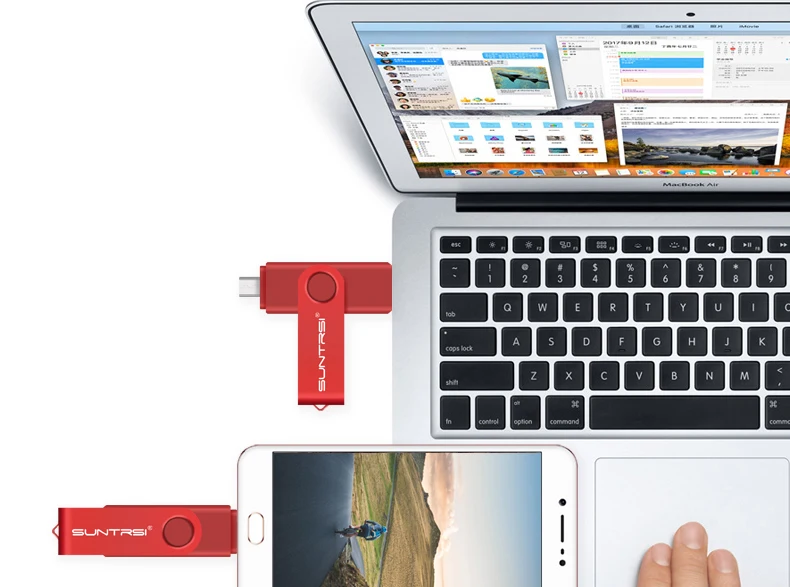 Sunstrsi USB флеш-накопитель 2,0 для Android смартфон 128 ГБ флеш-накопитель 32 Гб OTG металлическая usb флеш-карта 64 Гб usb флешка 16 ГБ логотип на заказ
