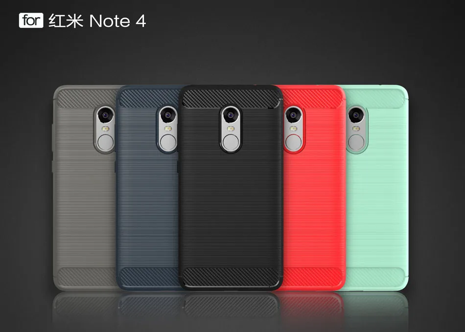 TPU Case for Xiaomi Redmi Note 4 Note4 Pro Silicone Mobile Phone Cover Red Mi 4X X4 Note4X 4/64 Cases |