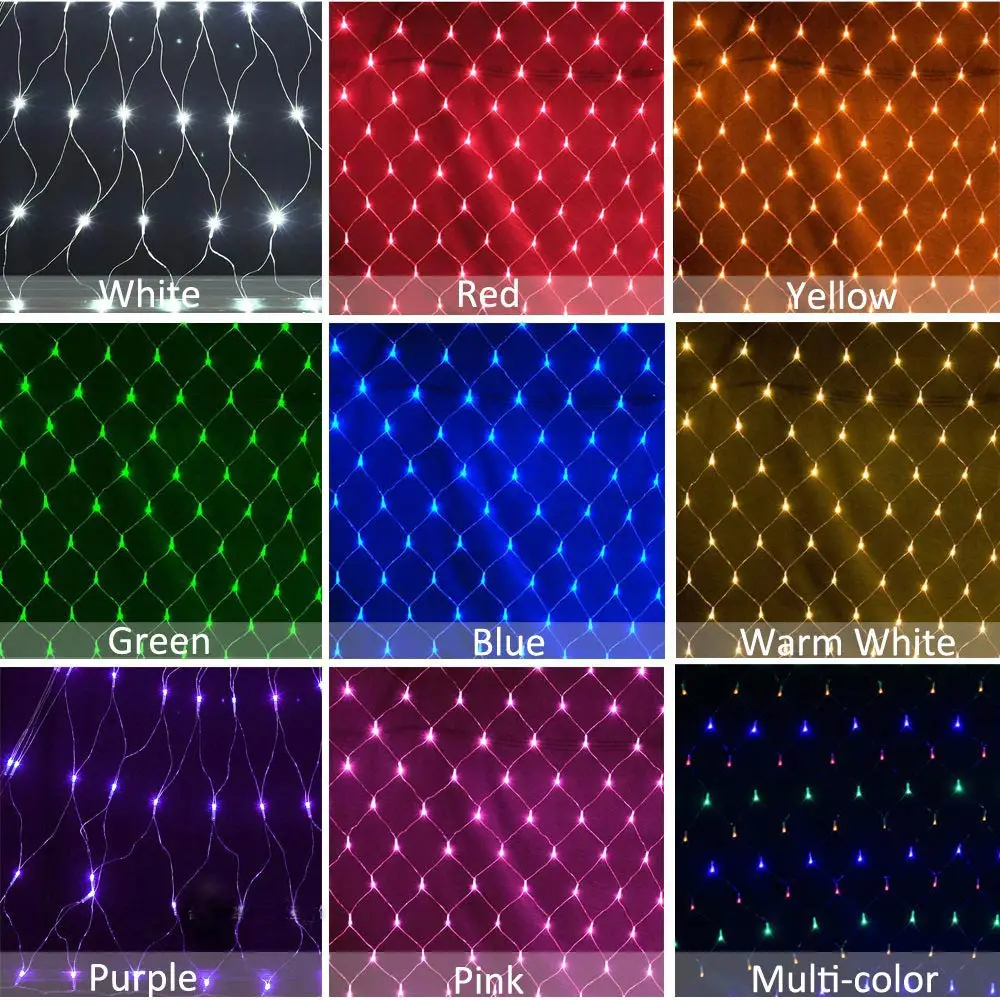 Сетчатый светодиодный светильник сказосветильник Рождественское украшение