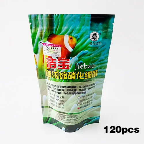 100pcs bag Нитрифицирующие бактерии для пресной воды и морской воды аквариумные бактерии капсулы 1 бутылка или 1 пакет - Цвет: 100pcs bag
