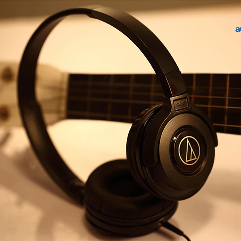 Оригинальные Игровые наушники Audio Technica с креплением на голову и проводным