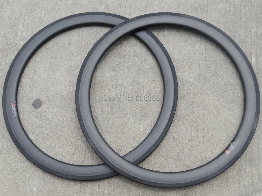 FLX-RIM-C35 : 23 мм ширина-3k углеродный матовый дорожный велосипед 700c Clincher обод колеса 50