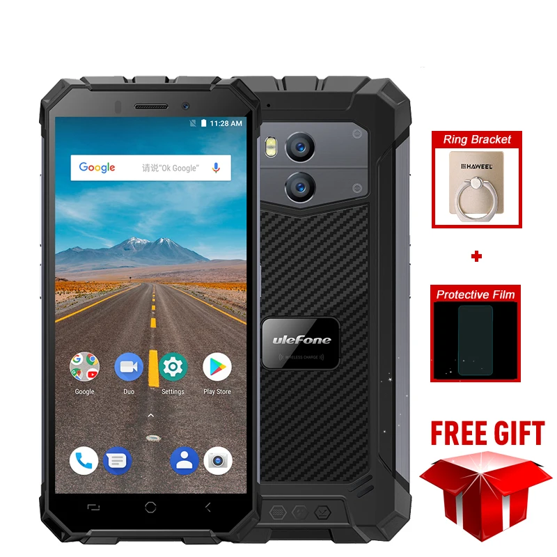 Ulefone Armor X IP68 водонепроницаемый мобильный телефон Android 8 1 5 &quotHD четырехъядерный 2 ГБ