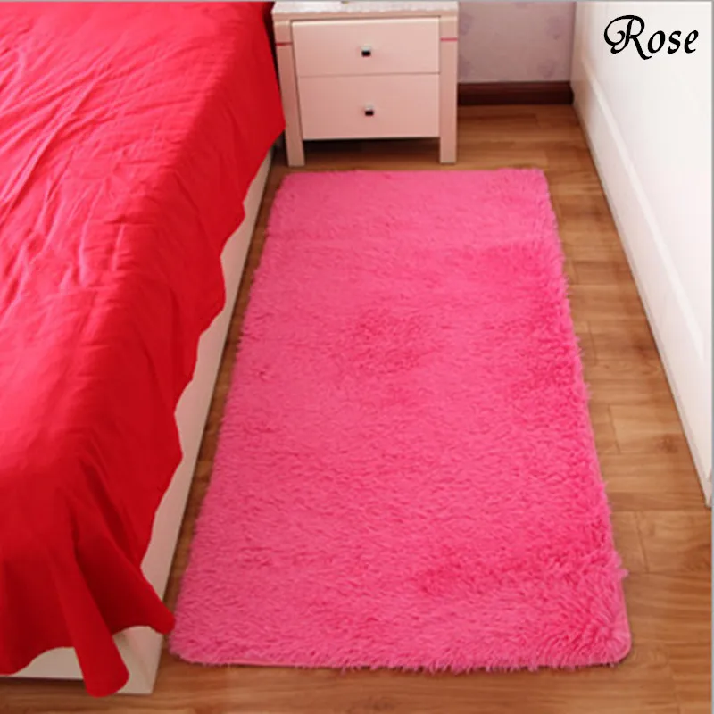 Бесплатная доставка розовое Прямоугольный Коврик для ванной Спальня на коврике