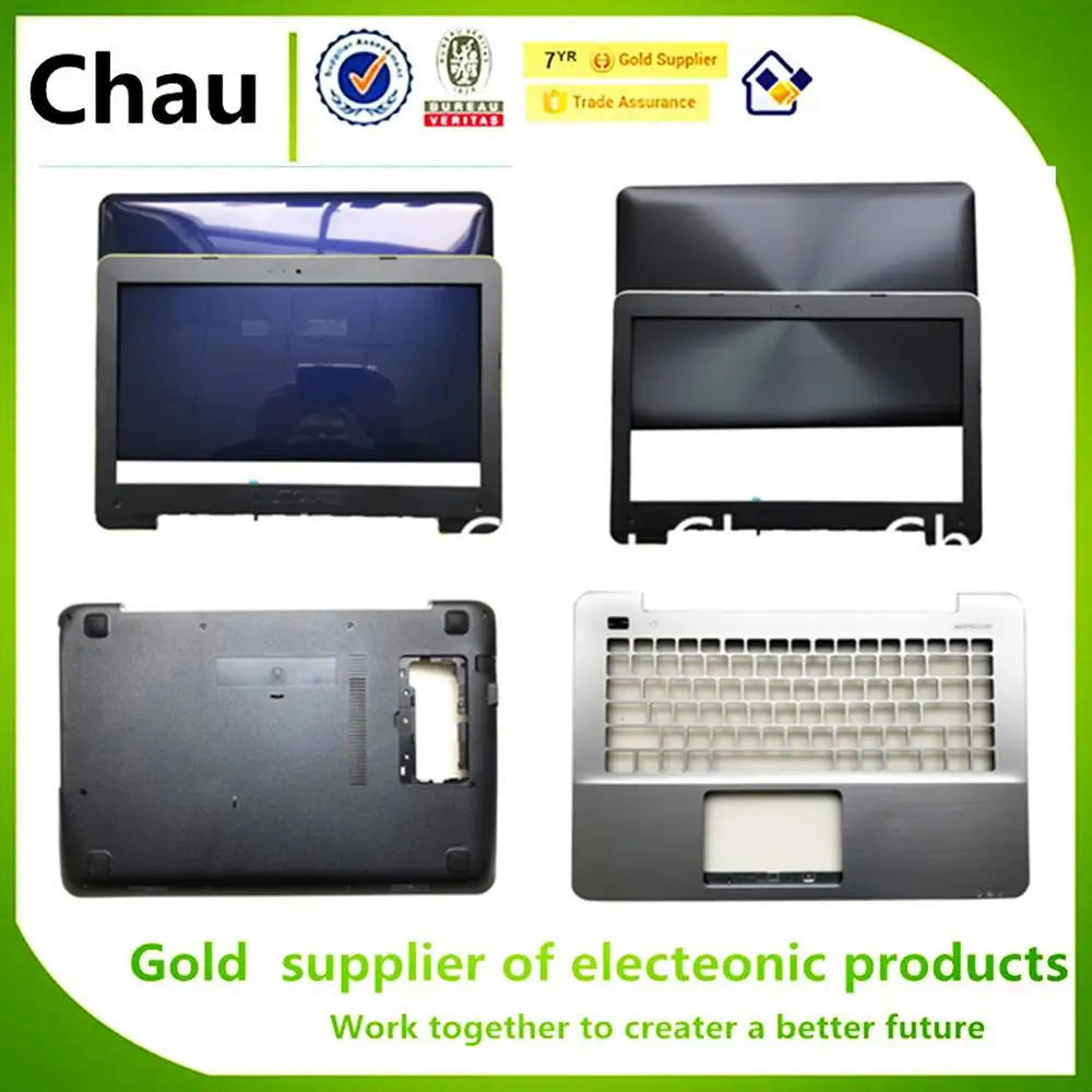 Новинка для ASUS X455 A455L F455 A455LD K455 ЖК задняя крышка и передняя панель верхний чехол