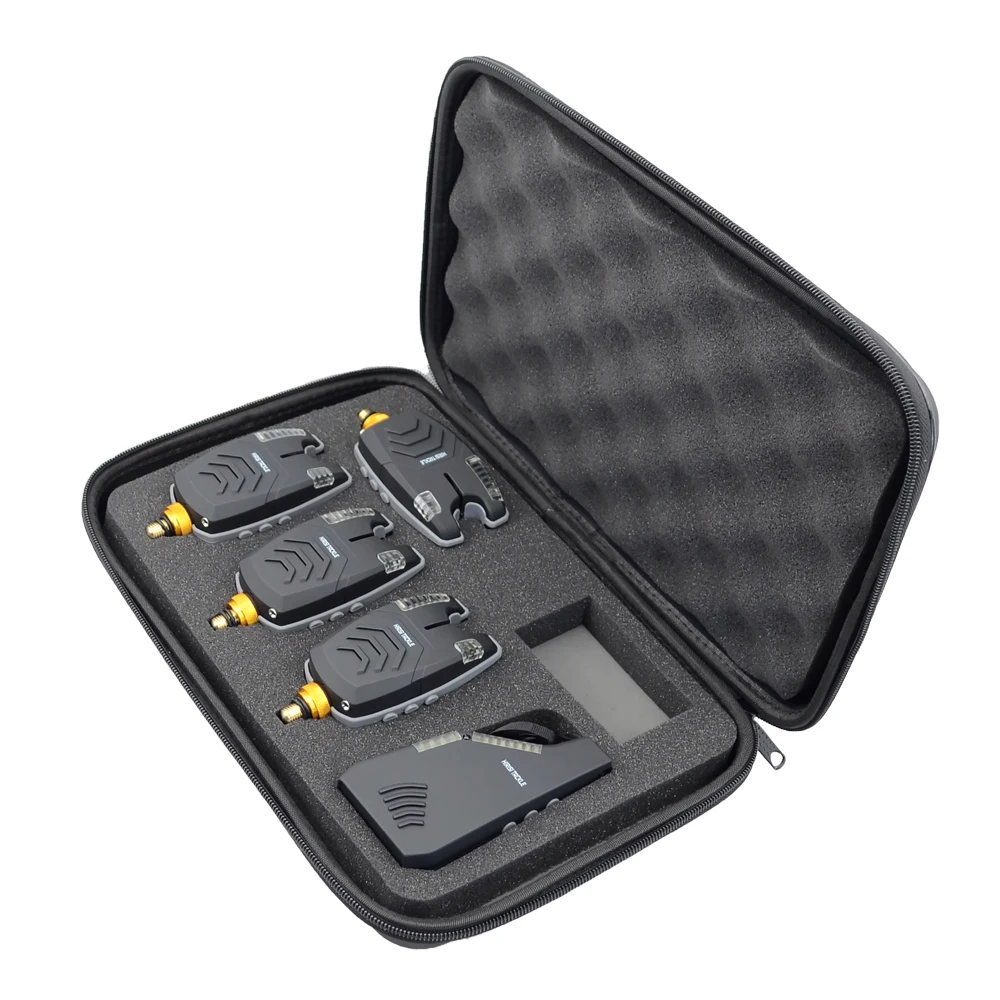 1 + 4 компл. карп рыбалка беспроводной сигнализатор поклевки для рыбалки