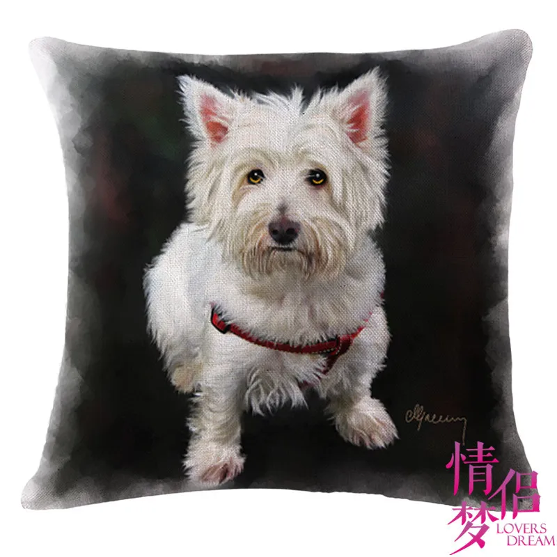 Модная высококачественная декоративная подушка из хлопка и льна с односторонним