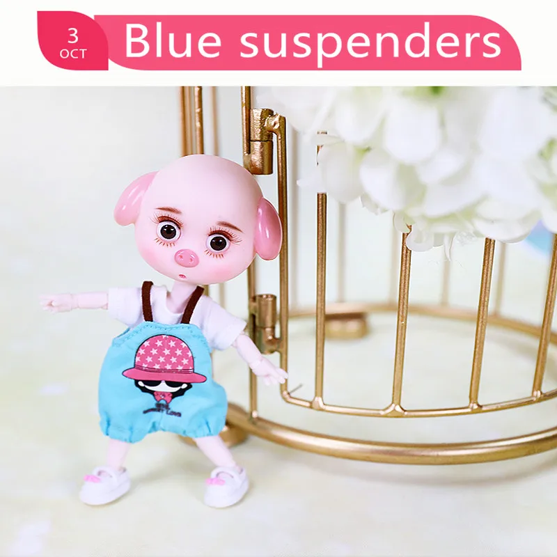 1/8 BJD Кукла одежда три вида подтяжки и рубашки для DODO кукла ob11 кукла