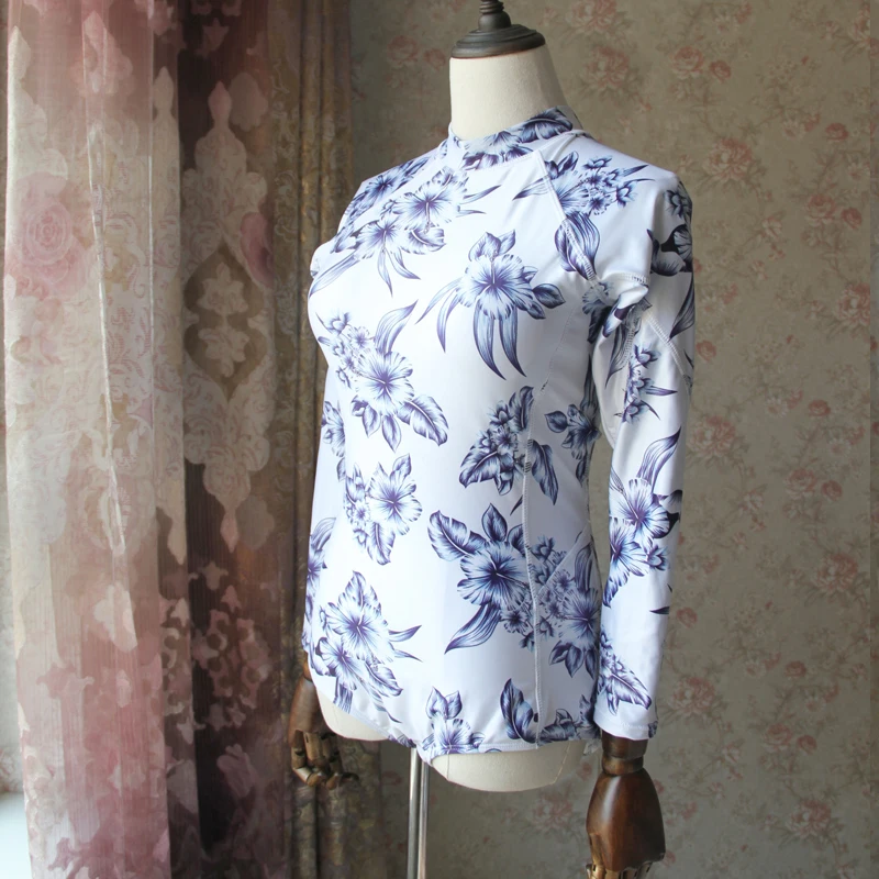 Летний купальник цельный купальный костюм с длинным рукавом для серфинга