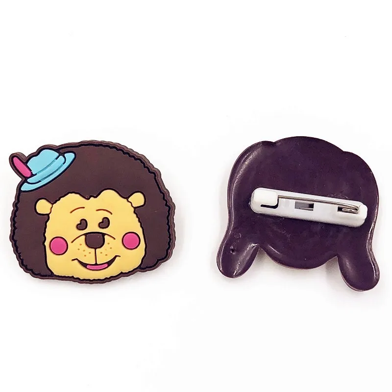 1 шт. ПВХ милая мультяшная брошь с иконкой значок аниме фигурка булавки кнопка