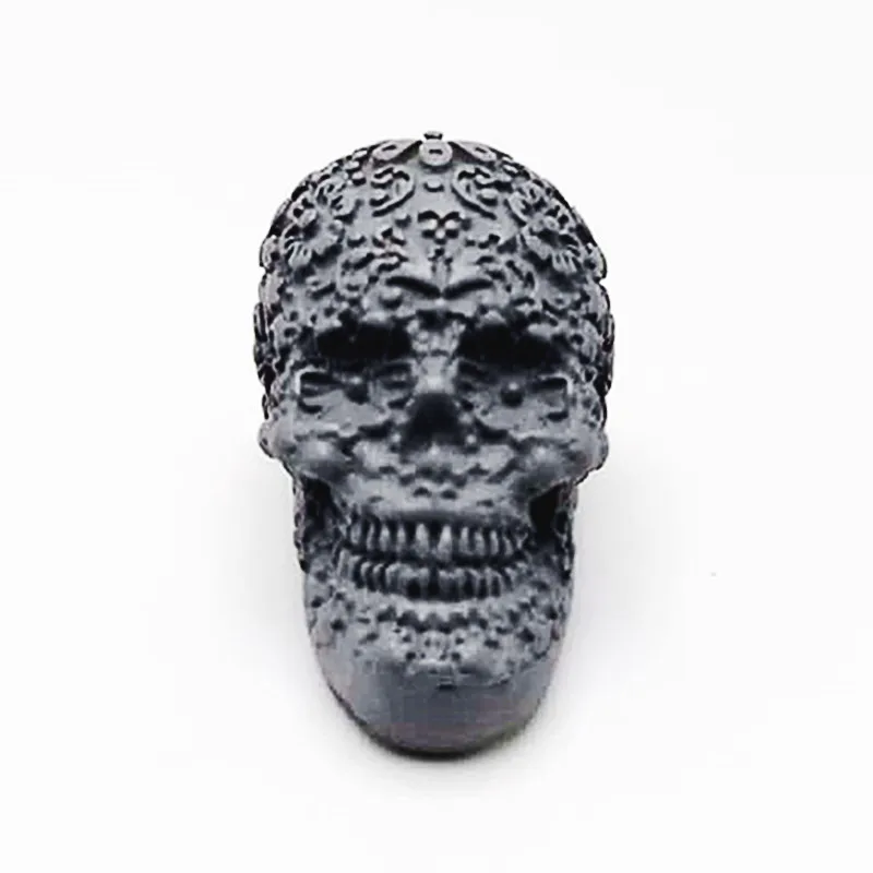 3D череп цветок силиконовая форма для ручной работы мыло гипсовая кухонные
