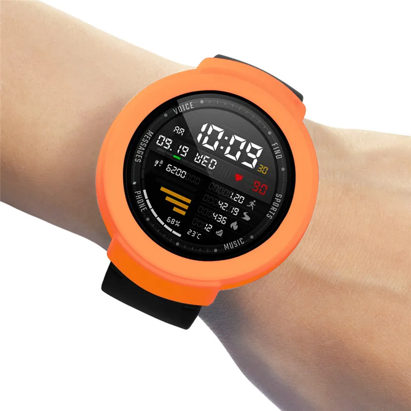 3в1 Huami amazfit 3 verge чехол для смарт-часов Браслет Силиконовый мягкий+ USB зарядное устройство кабель док-станция зарядка+ стекло Защита экрана