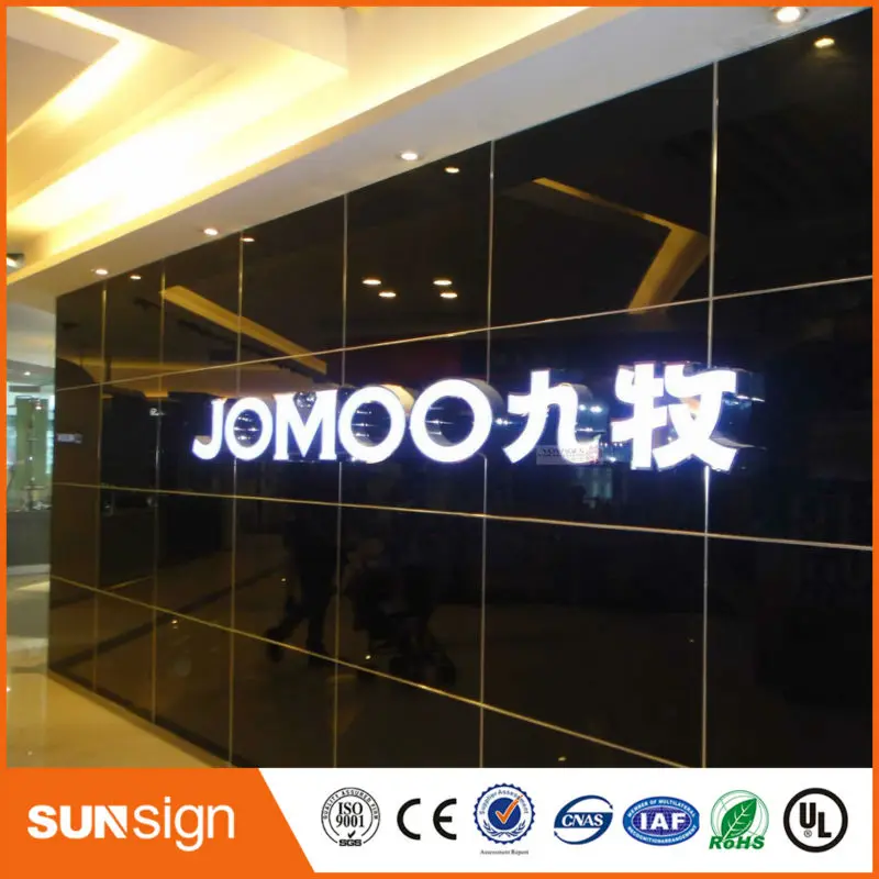 Пользовательская задняя Водонепроницаемая рекламная светодиодная буква из