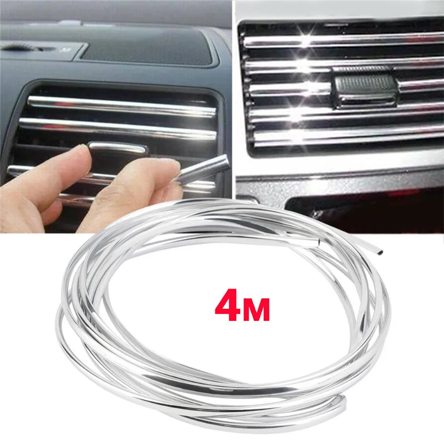 Абсолютно Новый Удобный DIY Автомобильный Интерьер Декор 4 метра кондиционер порт