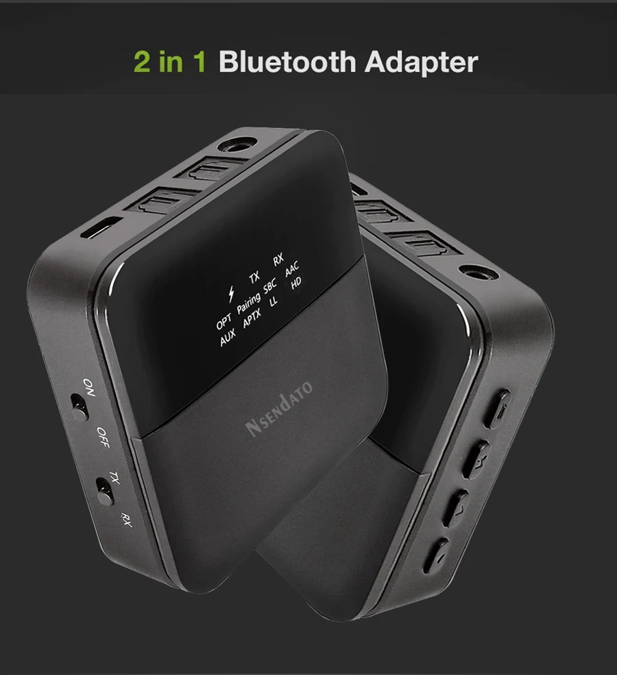 CSR8675 Bluetooth 5,0 приемник передатчик APTX HD беспроводной аудио адаптер низкая задержка 3,5 мм оптический адаптер для ТВ/дома/автомобиля