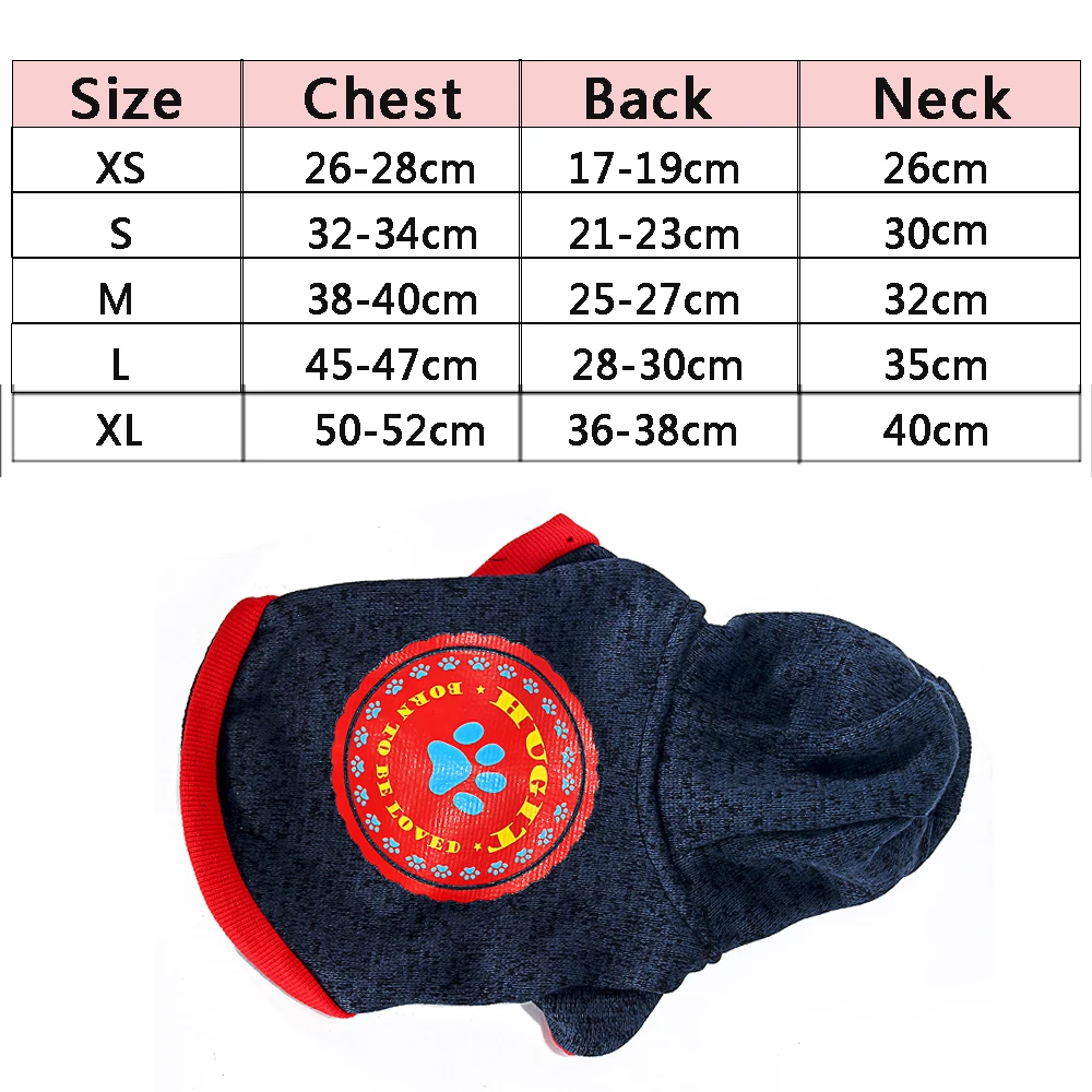 Dog Clothes Wool Fleece Sweater Winter Cost For Puppy Cat Pets Teddy Hoodies Soft Breathable Cotton Clothing JHB014 | Дом и сад