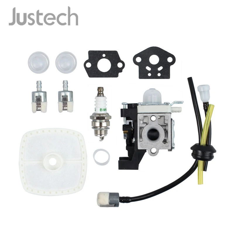

Justech New Carburetor A021001690 For Zama RB-K93 Echo SRM-225 GT-225 PAS-225 Air Filter Fuel Line Kit Car Carburetor
