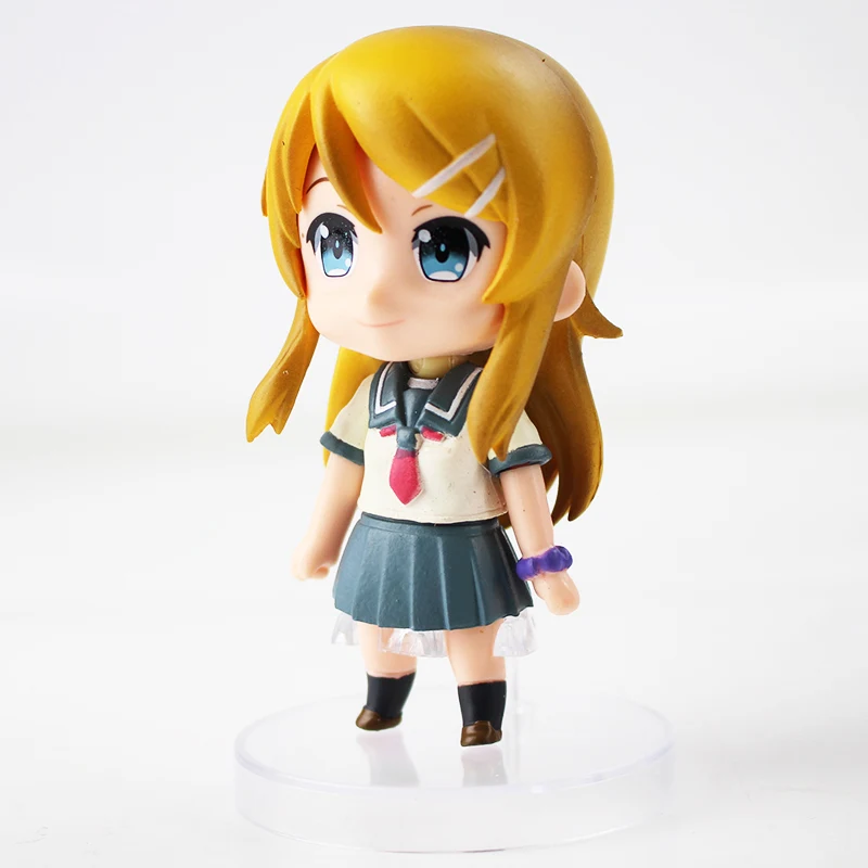 9 см Oreimo Kousaka kiriino#142 Q-version ПВХ фигурка Коллекционная модель игрушки милая кукла