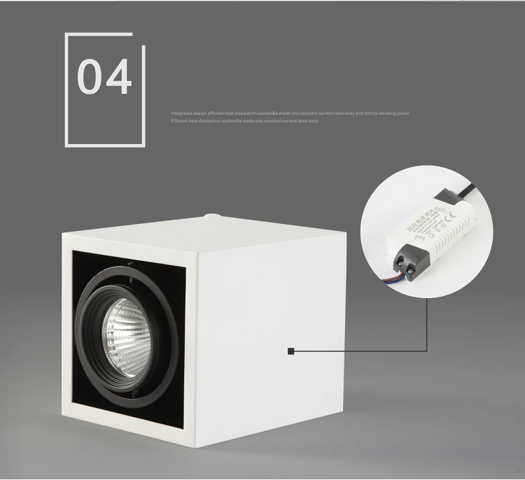 Потолочный Открытый светильник Светодиодный точечный светильник ing 5W MR16 12W Затемняющая решетка Точечный светильник s желчный пузырь 360 Регулировка потолочный точечный светильник