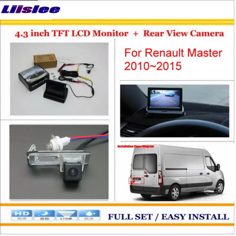 

Auto Camera For Renault Master 2010-2015 Back Up & 4.3" LCD Monitor Screen Parking Assistance System