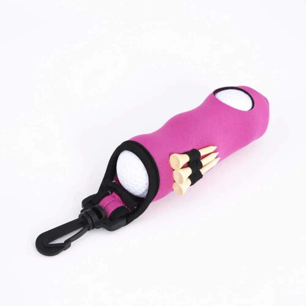 Портативная маленькая сумка для мяча гольфа держатель тройников чехол хранения