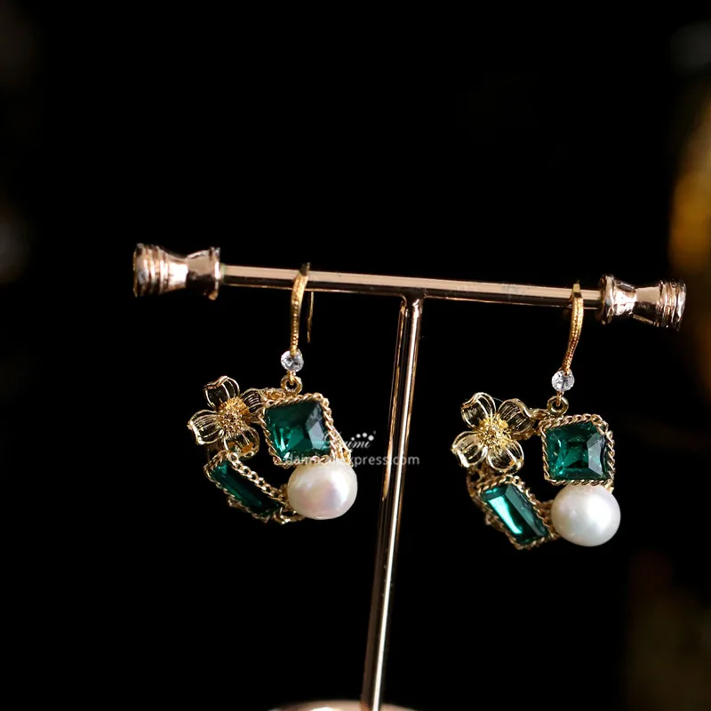 DAIMI короткие серьги с натуральным жемчугом дизайнерские ювелирные изделия